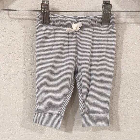 Carter’s Baby Boy 3M Stripe Lounge Pants Set‎ 100% Cotton Gray & Blue - Picture 8 of 13